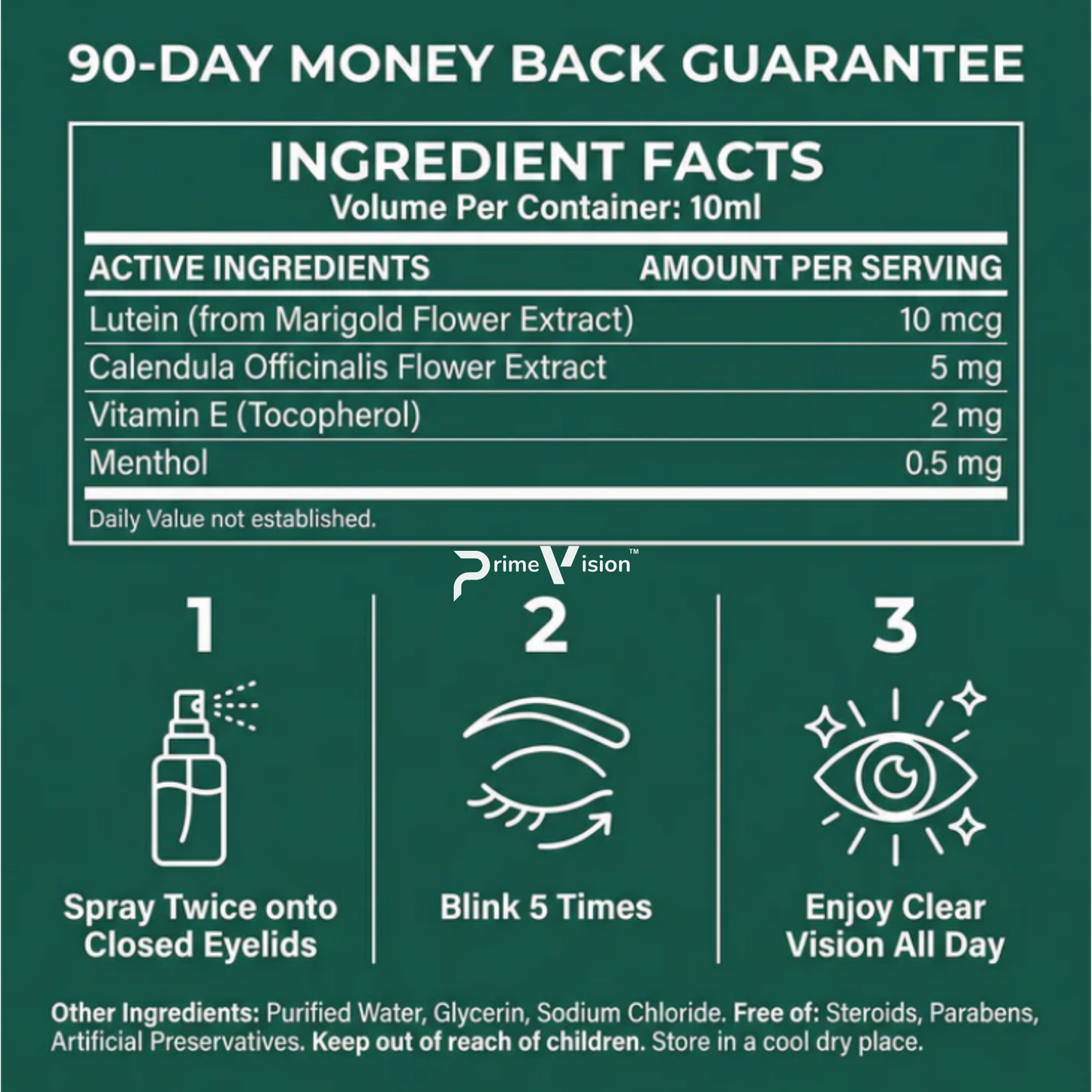 PrimeVision™ Lutein Eye Spray