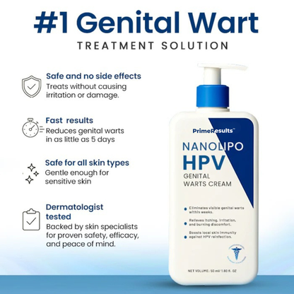 Prime® NanoLipo HPV Genital Warts Eraser Cream