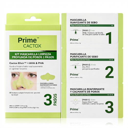 PRIME™ CACTOX — Kit Mascarilla Limpieza Profunda de Poros