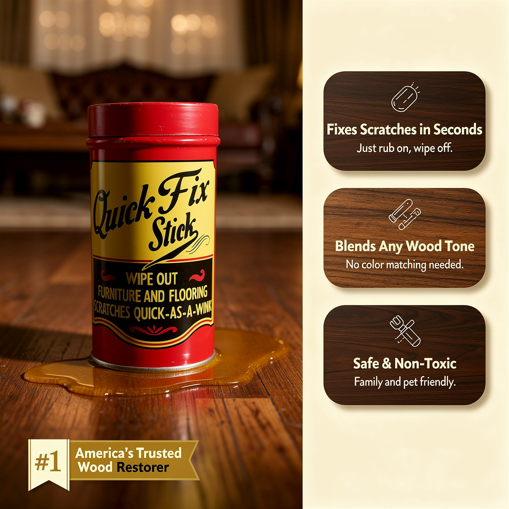 Prime® ScratchVanish — Instant Wood Repair Stick